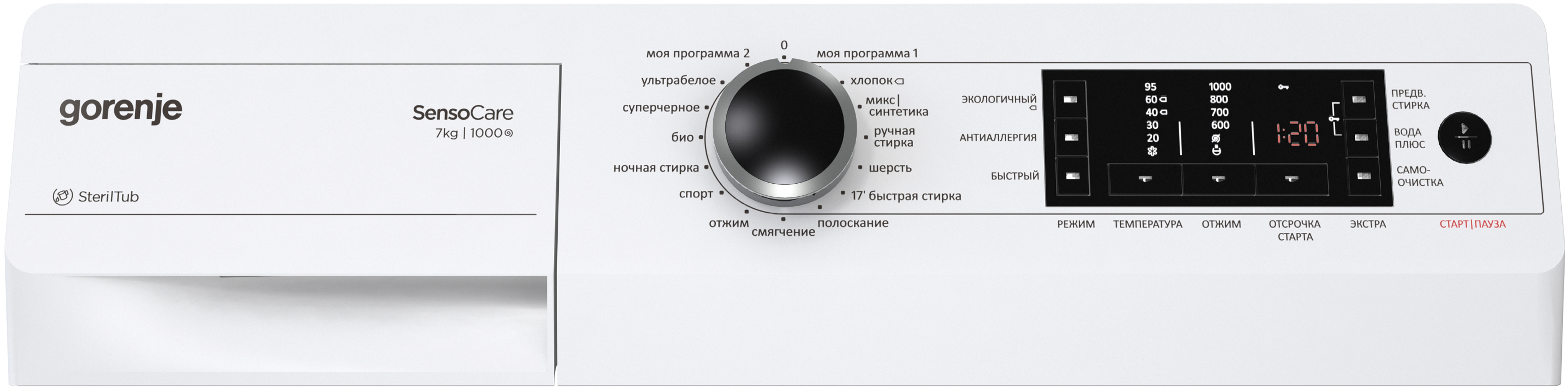 Узкая стиральная машина Gorenje W 75Z03/S preview 2