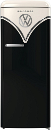 Отдельностоящий двухкамерный холодильник Gorenje OBRB615DBK