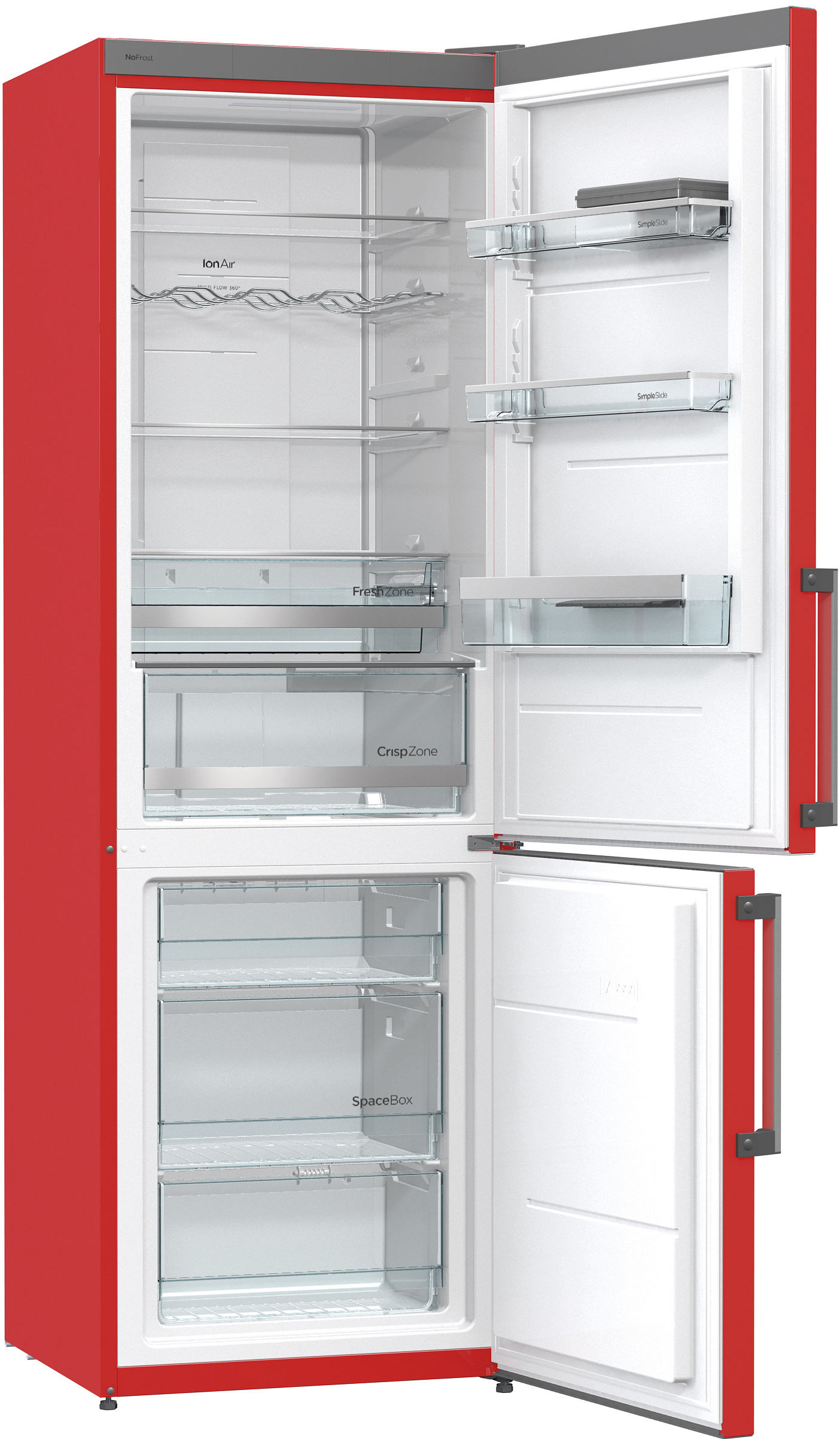 Отдельностоящий двухкамерный холодильник Gorenje NRK 6192 MRD preview 3