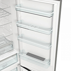 Отдельностоящий двухкамерный холодильник Gorenje NRK6202AXL4