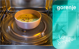 Как работает разморозка в микроволновке Gorenje