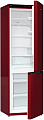 Отдельностоящий двухкамерный холодильник Gorenje NRK6192CR4