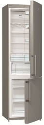 Отдельностоящий двухкамерный холодильник Gorenje NRK 6201 GX