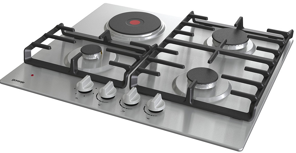 Независимая комбинированная варочная панель Gorenje GE681X preview 3