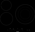 Независимая стеклокерамическая варочная панель Gorenje ECT63ASC